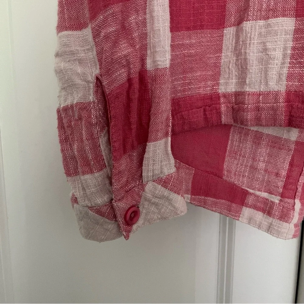 Cloth & Stone Pink Gingham Top - Picture 10 of 12